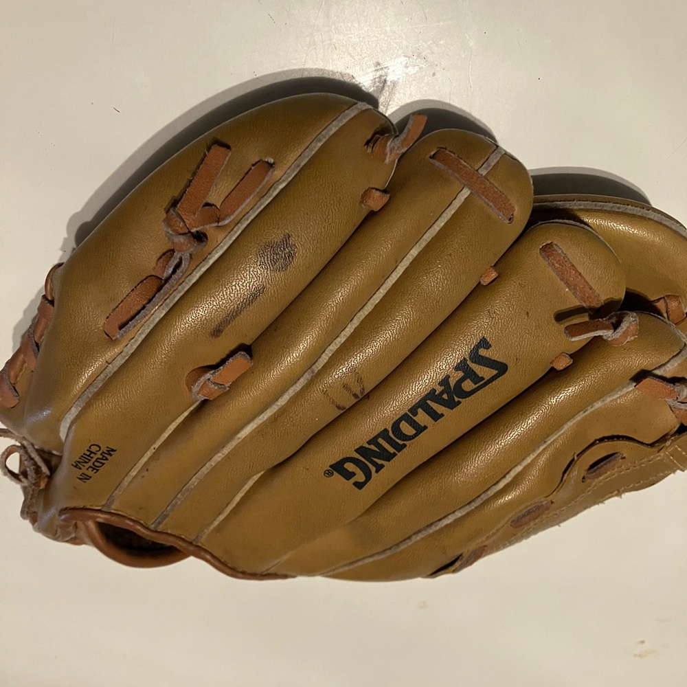 Tee ball Spalding Tan Baseball Glove